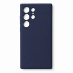 Capa de silicone para Samsung Galaxy S23 Ultra – azul-marinho
