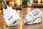 LINQ LQ203 adaptador 5V 2.4A e cabo USB-A para Micro-USB