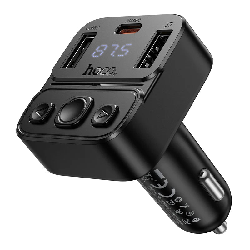 Transmissor FM HOCO E87 35W para automóvel