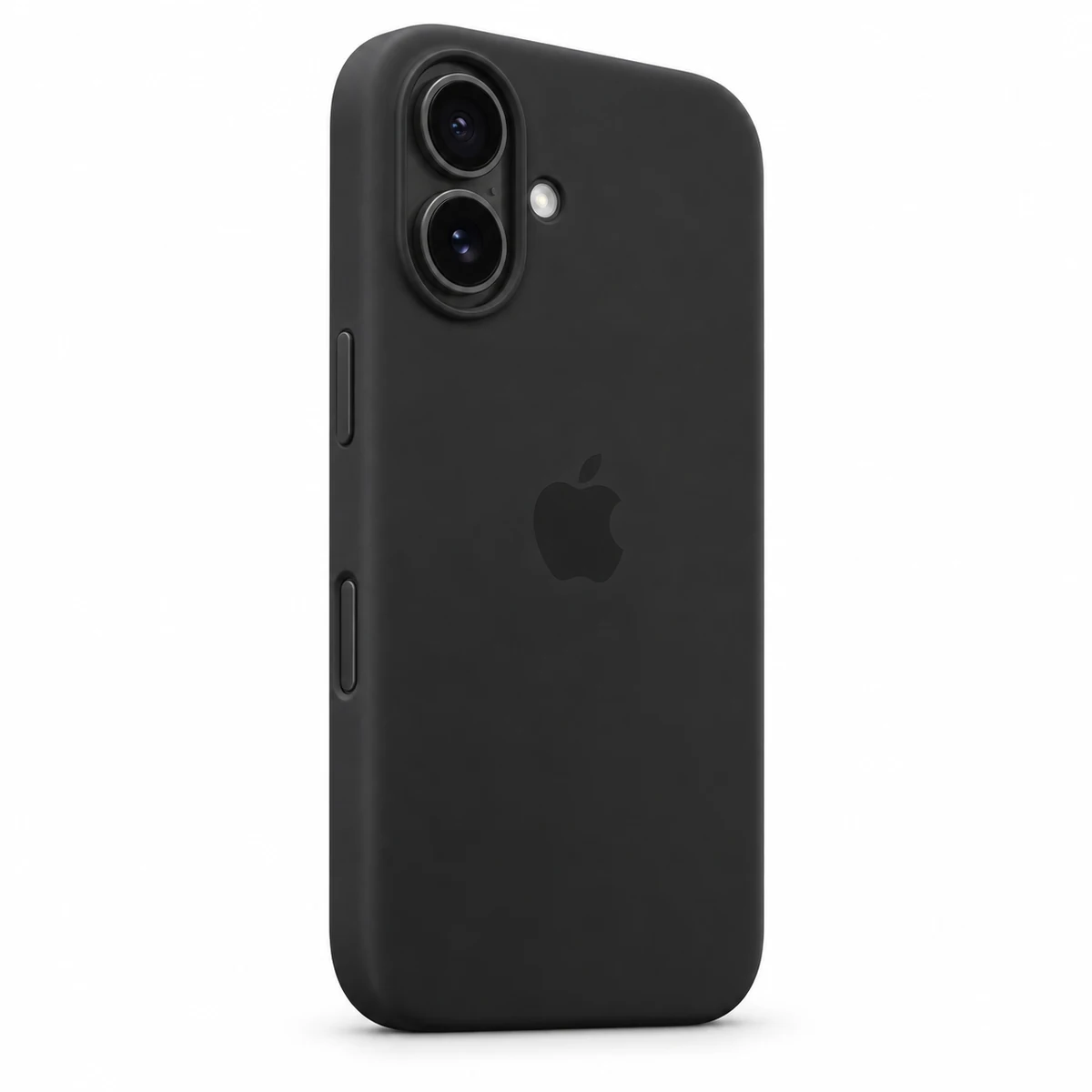 Capa de silicone para iPhone 17 – preto