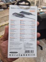 Hoco J160 5000mAh especificações técnicas verso